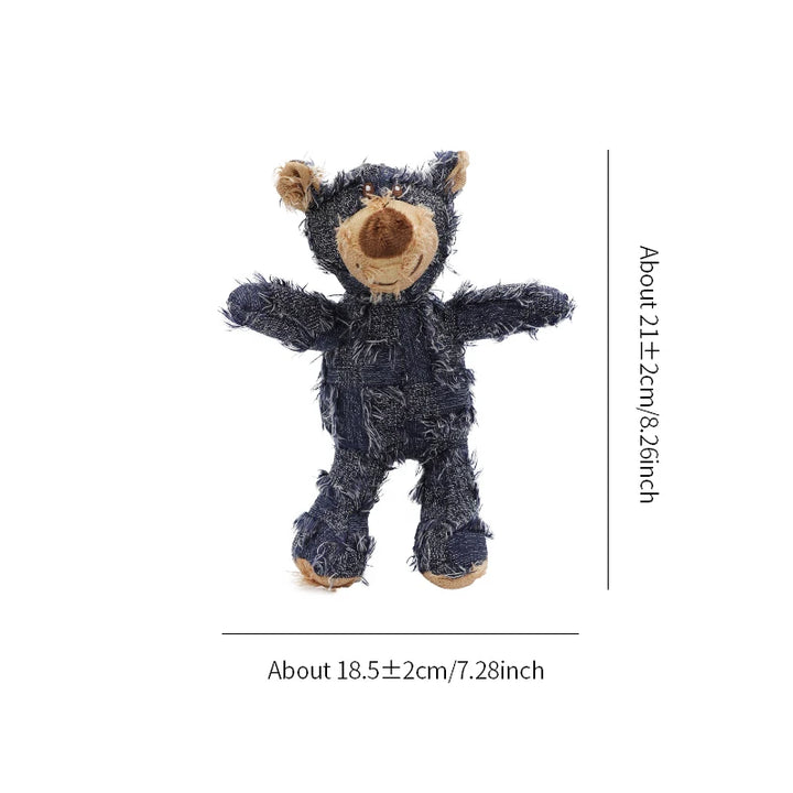 Dog stuffed animal beggar bear gnawing toy Grinding teeth cleaning pet supplies