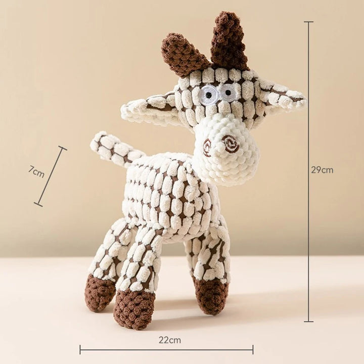 Dog Sounding Toy Molar Training Decompress Interactive Bite Resistant Donkey Shape Plush Toys Pet Dog Supplies