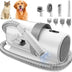 Dog Grooming Kit for Pet Include 4 Hair Clipper Combs 2.5L Vacuum Cleaner and 5 Pet Grooming Tools for Shedding